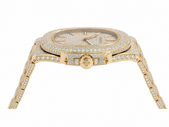 (BAY / BAYAN) ROSE GOLD PATEK PHILIPPE NAUTILUS 5711/1R DIAMOND WATCH 38 mm + KUTU