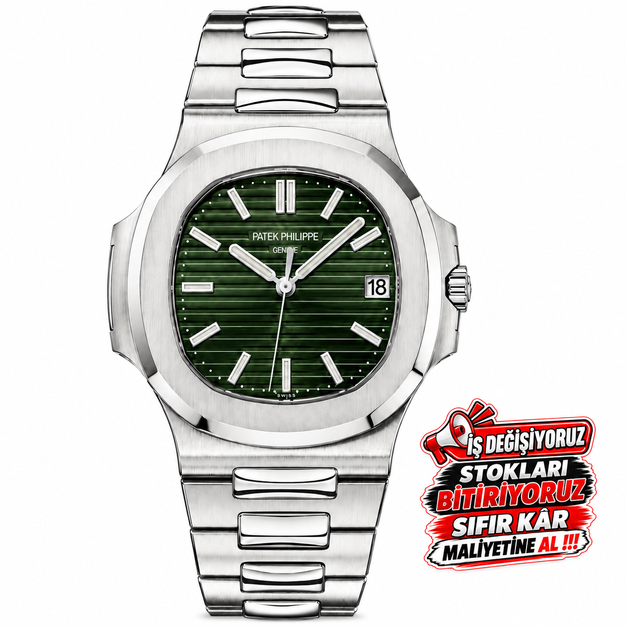 ( BAYAN )  Nautilus 5719/10G-010 Kadın 36 mm + Kutu