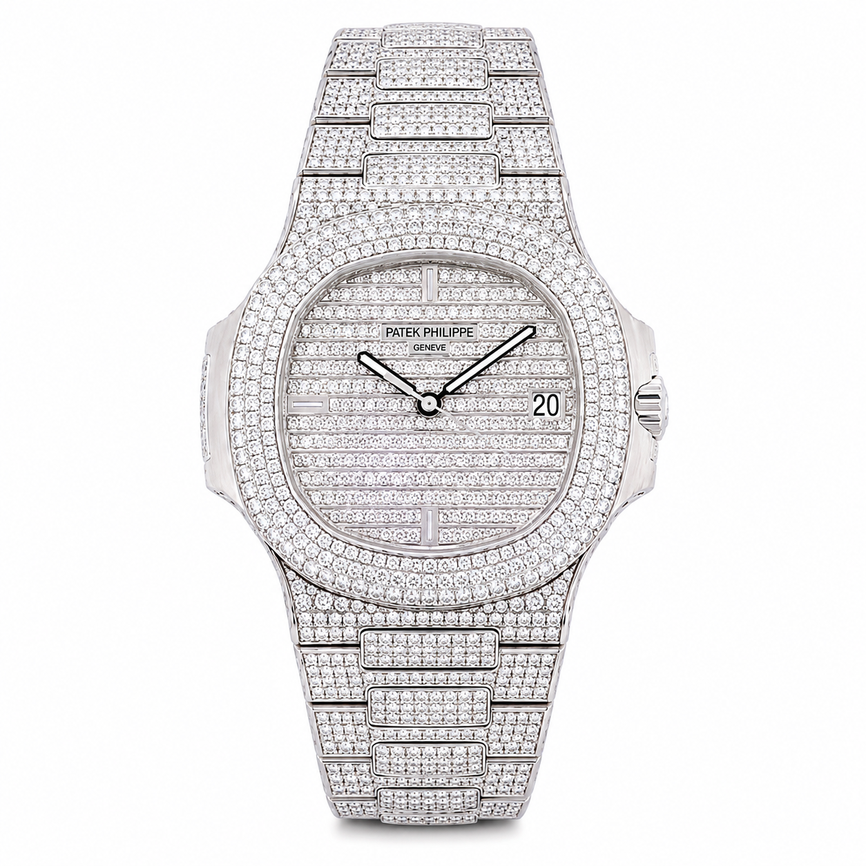 ( BAYAN ) Patek Philippe Nautilus 5719/10G-010 Kadın 38 mm + Kutu