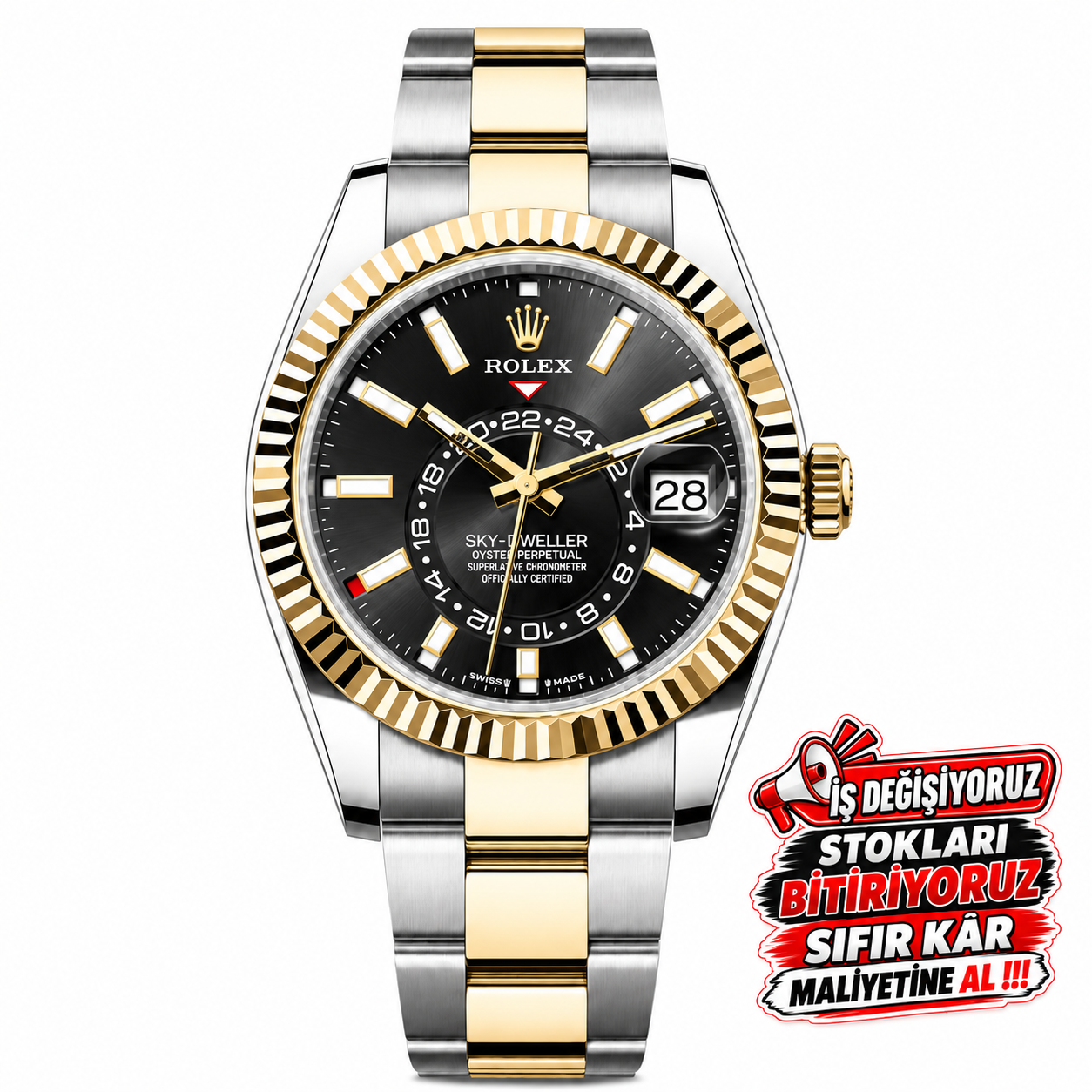 Rolex Sky-Dweller 42 mm + Orjinal Kutu