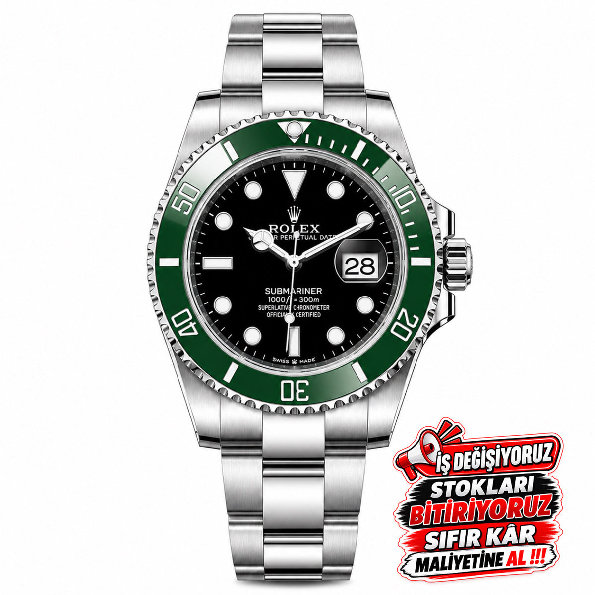 Rolex Submariner Date 41mm + Orjinal Kutu