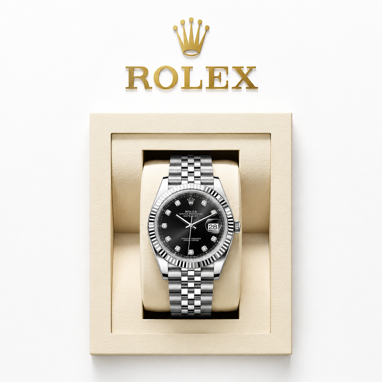 ( BAYAN) DateJust 34 mm + Kutu