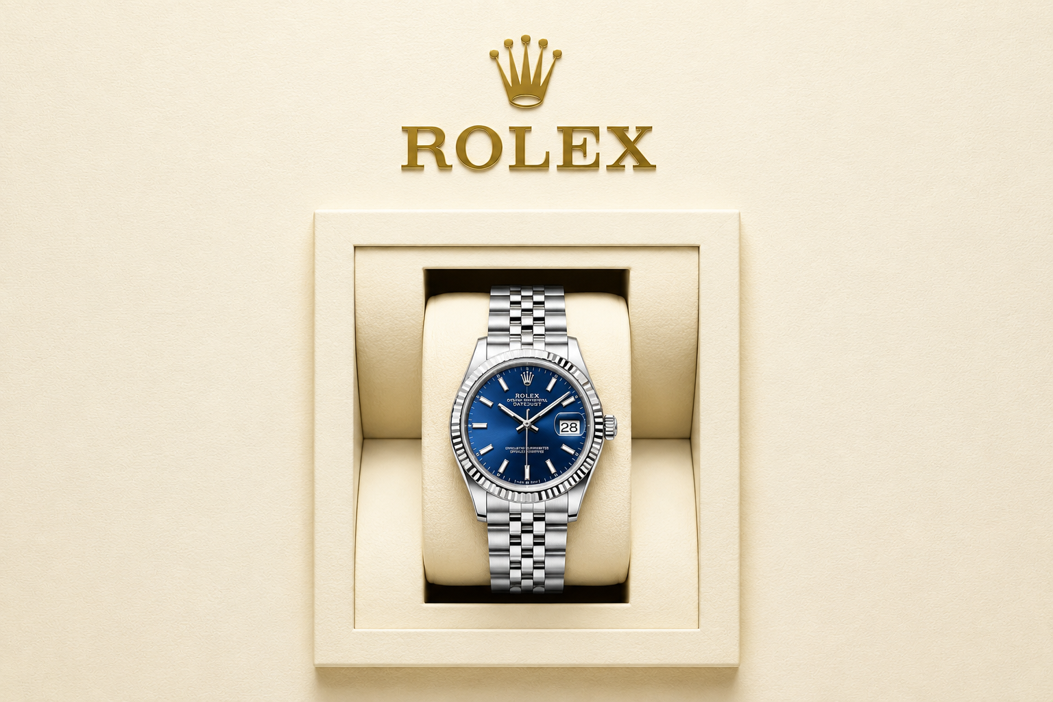 ( BAYAN) DateJust 34 mm + Kutu